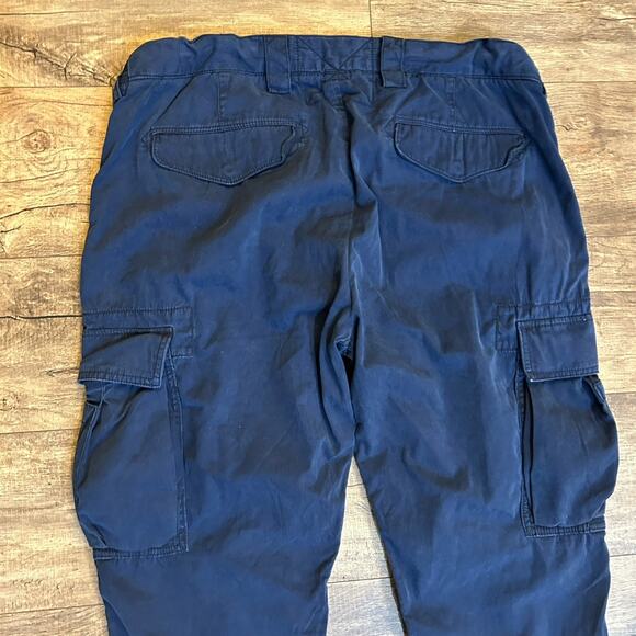 Polo Ralph Lauren Men’s 40 x 30 Paratrooper Cargo Military Pants Navy Blue - Picture 14 of 16